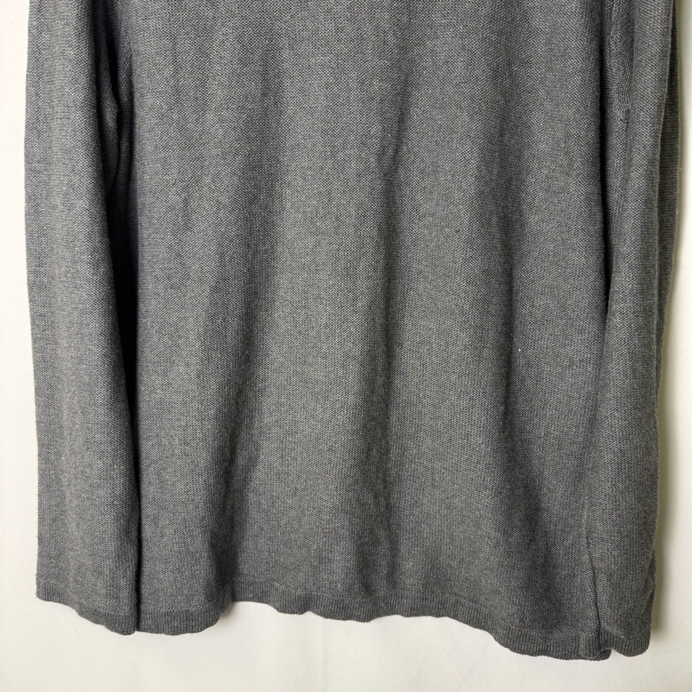 🛍️Flag & Anthem‎ Original Gray Half-Zip Men's Sweater Cotton sz XXL Knitwear - Picture 13 of 14